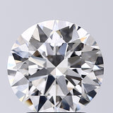 Lab-Grown 2.16 Carat Round Brilliant Diamond color E Clarity VS1, precious stones, engagement diamonds