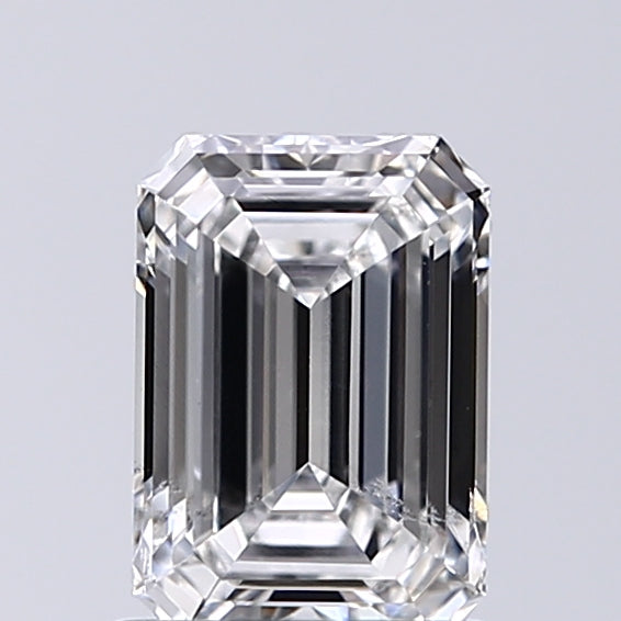 Lab-Grown 1.01 Carat Emerald Cut Diamond color E Clarity VS2, precious stones, engagement diamonds
