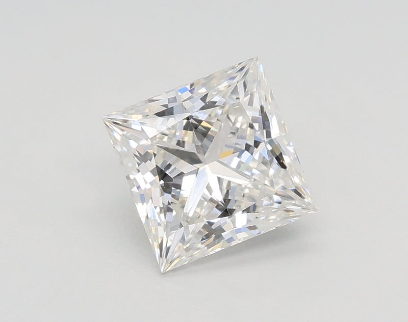 Lab-Grown 1.06 Carat Princess Cut Diamond color F Clarity VS1, precious stones, engagement diamonds