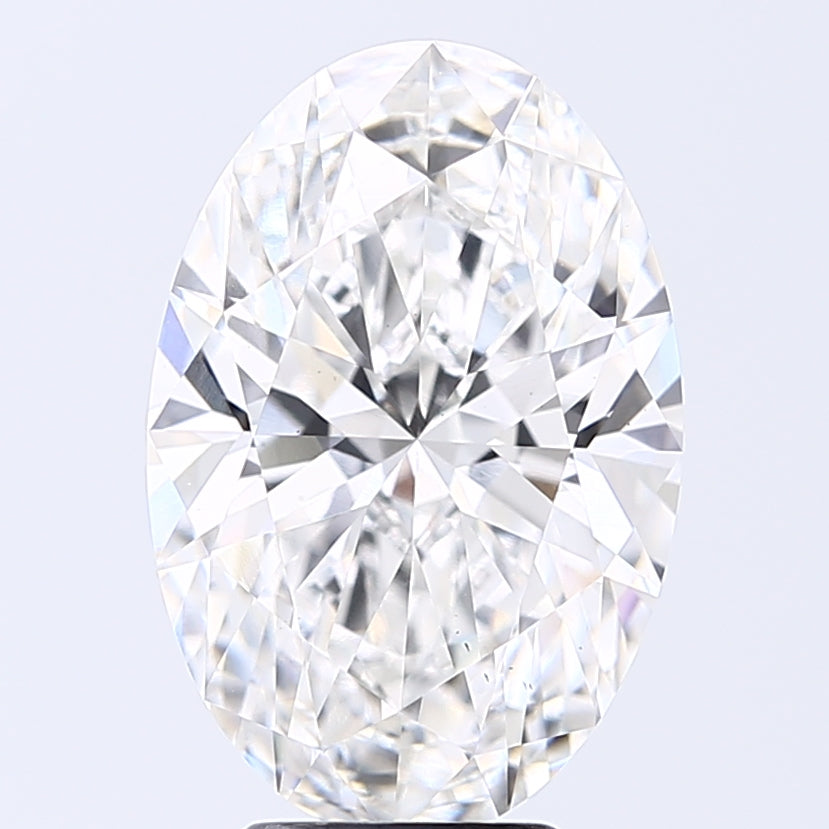 Lab-Grown 5.02 Carat Oval Shape Diamond color E Clarity VS2 With GIA Certificate, precious stones, engagement diamonds