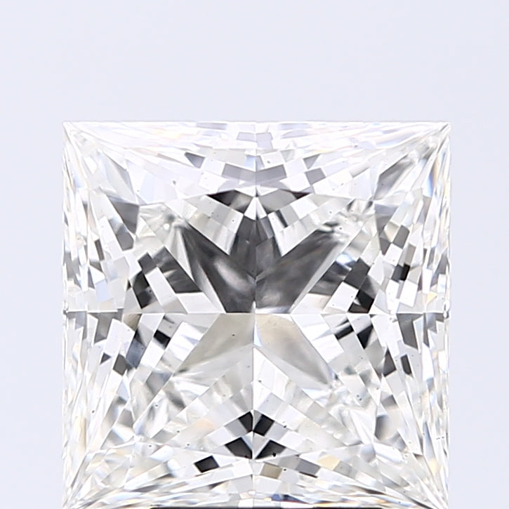 Lab-Grown 3.71 Carat Princess Cut Diamond color G Clarity VS1, precious stones, engagement diamonds