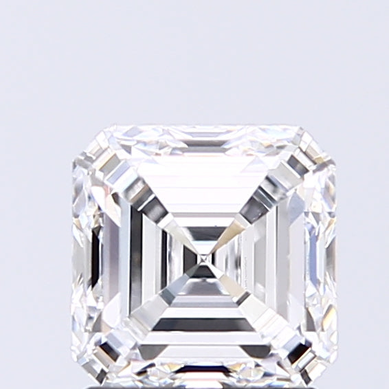 Lab-Grown 1.50 Carat Asscher Cut Diamond color E Clarity VVS2 With GIA Certificate, precious stones, engagement diamonds