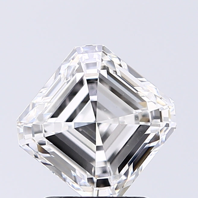 Lab-Grown 2.02 Carat Asscher Cut Diamond color F Clarity VS1 With GIA Certificate, precious stones, engagement diamonds