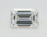 Lab-Grown 1.50 Carat Emerald Cut Diamond color E Clarity VS1, precious stones, engagement diamonds