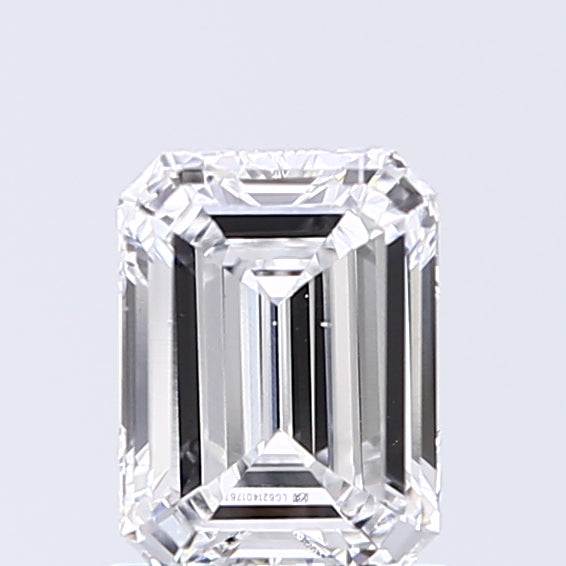 Lab-Grown 1.00 Carat Emerald Cut Diamond color D Clarity VS2, precious stones, engagement diamonds