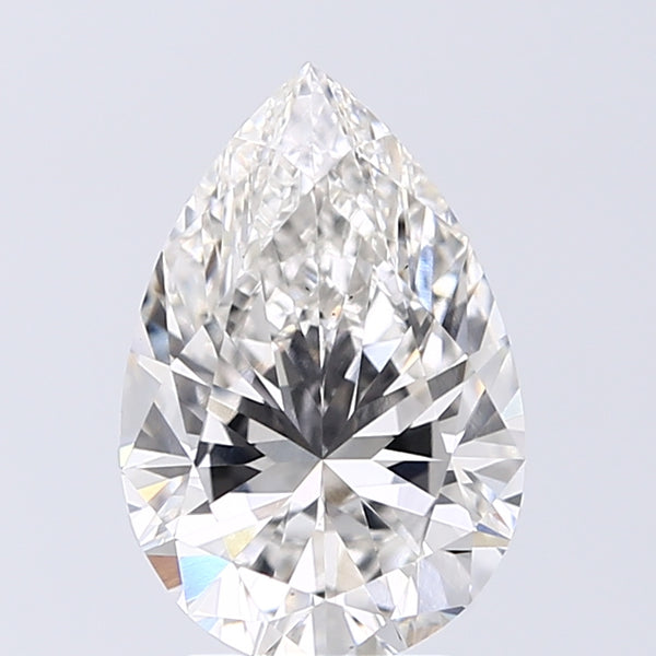 Lab-Grown 3.01 Carat Pear Shape Diamond color G Clarity VS1, precious stones, engagement diamonds