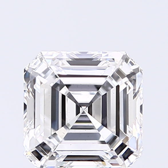 Lab-Grown 1.64 Carat Asscher Cut Diamond color E Clarity VS2 With GIA Certificate, precious stones, engagement diamonds