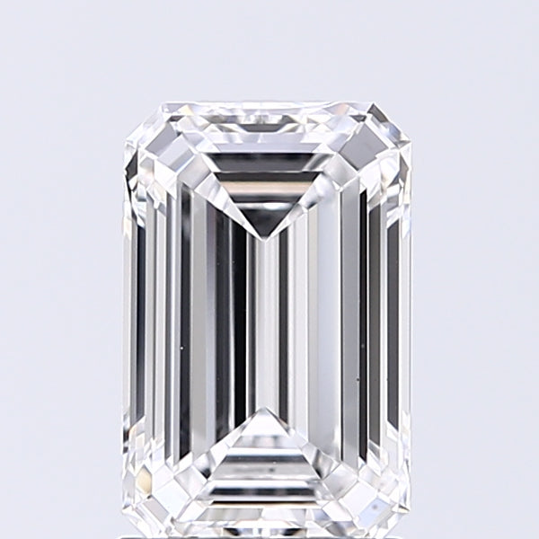 Lab-Grown 1.50 Carat Emerald Cut Diamond color D Clarity VS1, precious stones, engagement diamonds