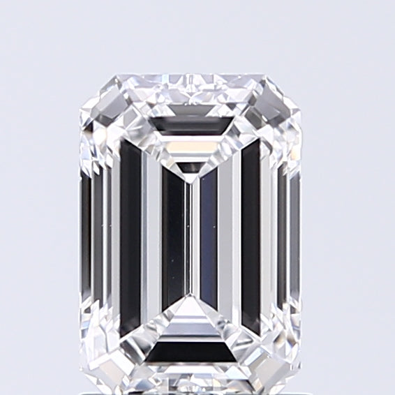 Lab-Grown 1.21 Carat Emerald Cut Diamond color E Clarity VVS2, precious stones, engagement diamonds