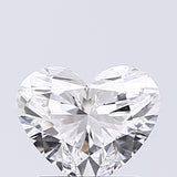 Lab-Grown 1.03 Carat Heart Shape Diamond color D Clarity VS1, precious stones, engagement diamonds