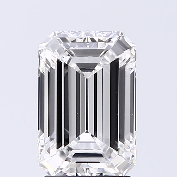 Lab-Grown 2.02 Carat Emerald Cut Diamond color E Clarity VS1, precious stones, engagement diamonds