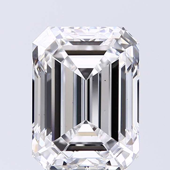 Lab-Grown 3.51 Carat Emerald Cut Diamond color E Clarity VS1, precious stones, engagement diamonds