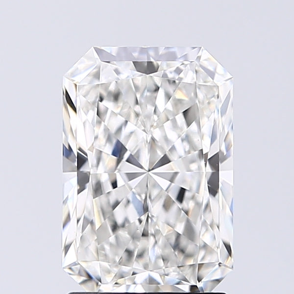 Lab-Grown 1.61 Carat Radiant Cut Diamond color F Clarity VS1, precious stones, engagement diamonds