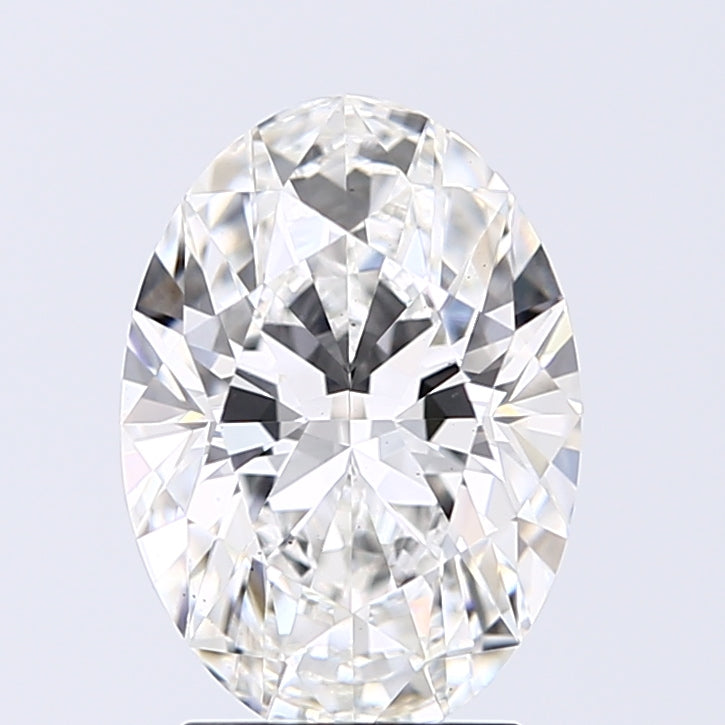 Lab-Grown 2.12 Carat Oval Shape Diamond color F Clarity VS2 With GIA Certificate, precious stones, engagement diamonds