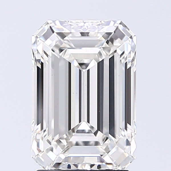 Lab-Grown 2.02 Carat Emerald Cut Diamond color F Clarity VS1, precious stones, engagement diamonds