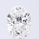 Lab-Grown 2.01 Carat Oval Shape Diamond color F Clarity VS2, precious stones, engagement diamonds