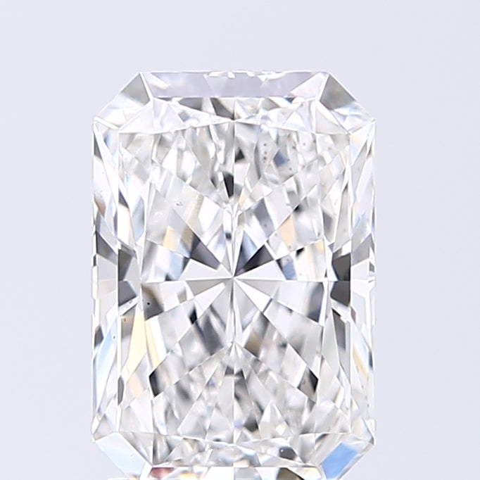 Lab-Grown 2.07 Carat Radiant Cut Diamond color E Clarity VS2 With GIA Certificate, precious stones, engagement diamonds