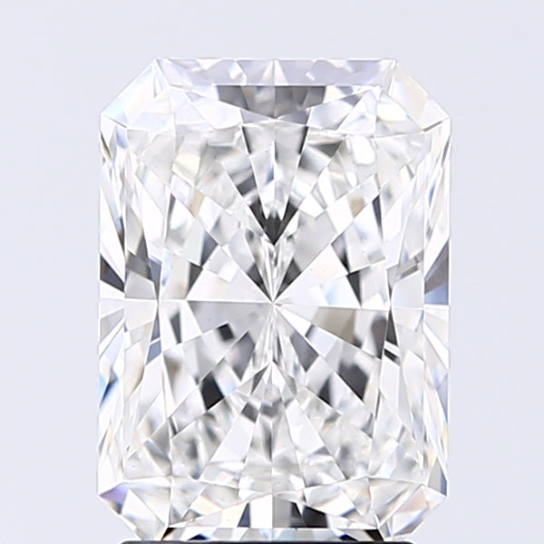 Lab-Grown 2.02 Carat Radiant Cut Diamond color F Clarity VVS2 With GIA Certificate, precious stones, engagement diamonds