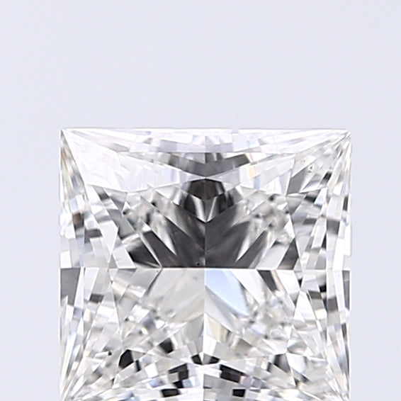 Lab-Grown 1.51 Carat Princess Cut Diamond color F Clarity VS2, precious stones, engagement diamonds