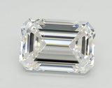 Lab-Grown 2.01 Carat Emerald Cut Diamond color E Clarity VS1, precious stones, engagement diamonds