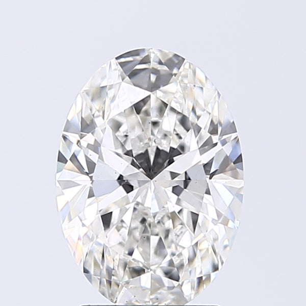 Lab-Grown 2.02 Carat Oval Shape Diamond color G Clarity VS2 With GIA Certificate, precious stones, engagement diamonds