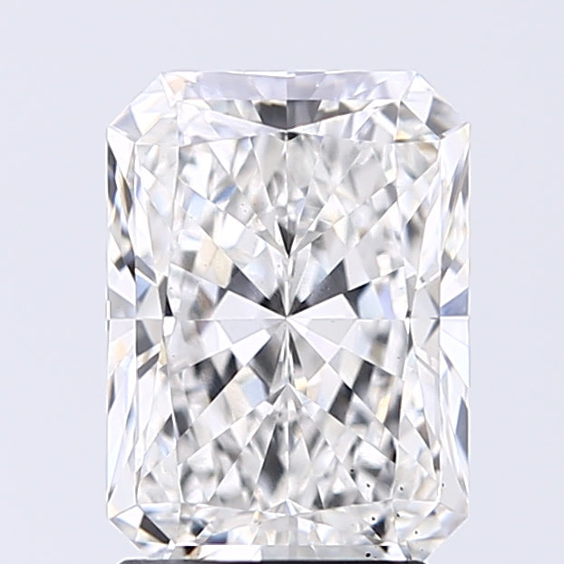 Lab-Grown 2.01 Carat Radiant Cut Diamond color E Clarity VS2, precious stones, engagement diamonds