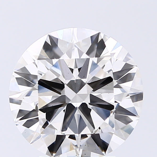 Lab-Grown 2.71 Carat Round Brilliant Diamond color G Clarity VS2, precious stones, engagement diamonds