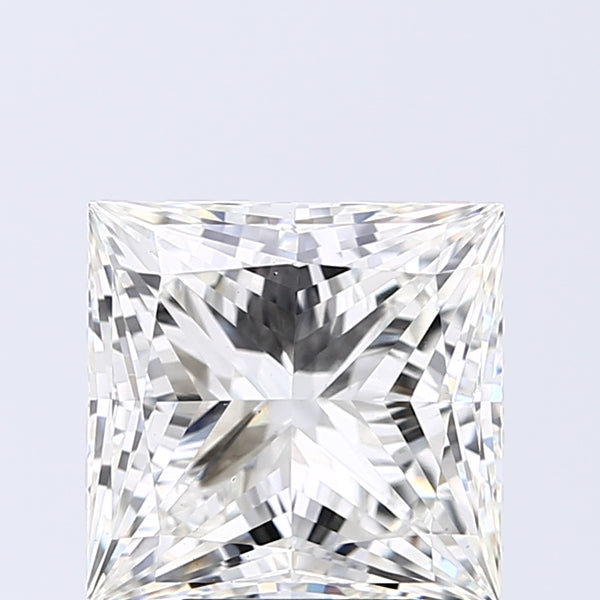 Lab-Grown 4.03 Carat Princess Cut Diamond color G Clarity VS1, precious stones, engagement diamonds