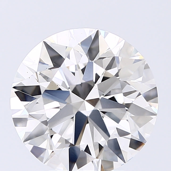 Lab-Grown 3.62 Carat Round Brilliant Diamond color G Clarity VS2, precious stones, engagement diamonds