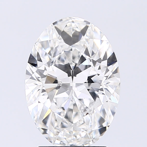 Lab-Grown 2.07 Carat Oval Shape Diamond color E Clarity VS2, precious stones, engagement diamonds