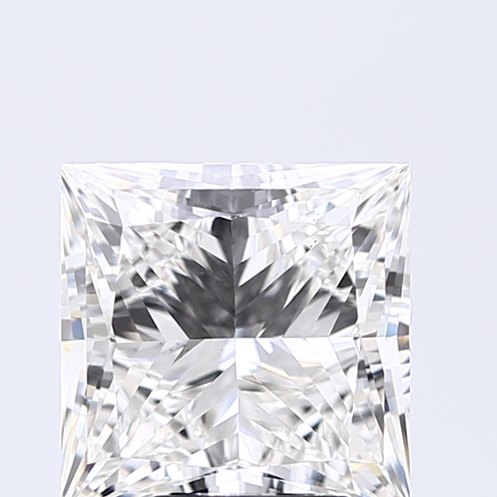 Lab-Grown 4.01 Carat Princess Cut Diamond color G Clarity VS1, precious stones, engagement diamonds