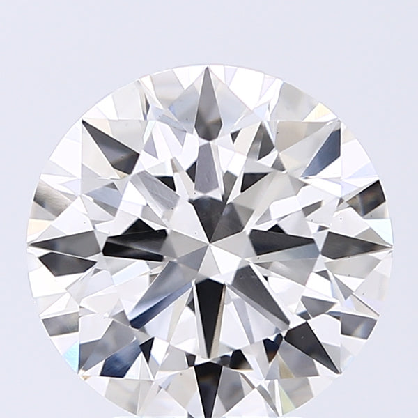 Lab-Grown 3.71 Carat Round Brilliant Diamond color F Clarity VS1, precious stones, engagement diamonds