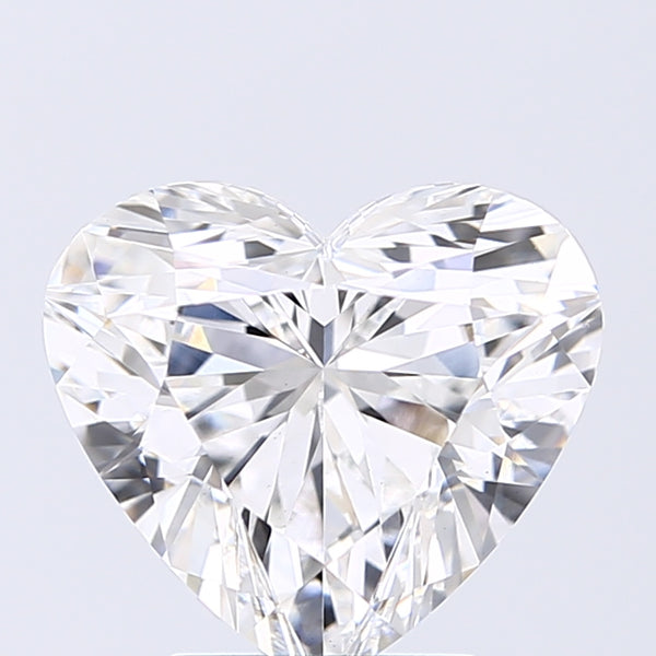 Lab-Grown 2.62 Carat Heart Shape Diamond color E Clarity VS1 With GIA Certificate, precious stones, engagement diamonds