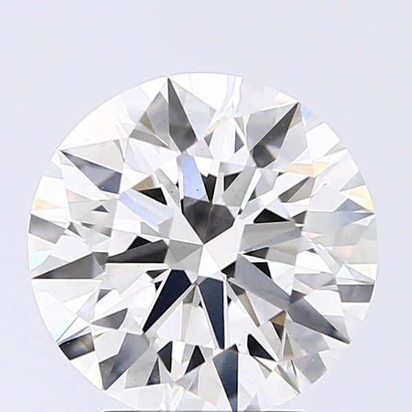 Lab-Grown 2.77 Carat Round Brilliant Diamond color G Clarity VS2, precious stones, engagement diamonds