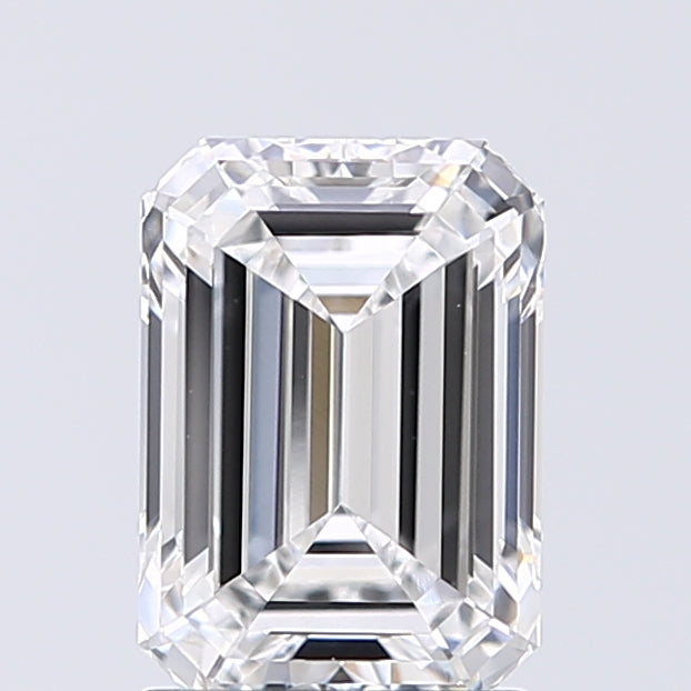 Lab-Grown 1.51 Carat Emerald Cut Diamond color E Clarity VVS2, precious stones, engagement diamonds