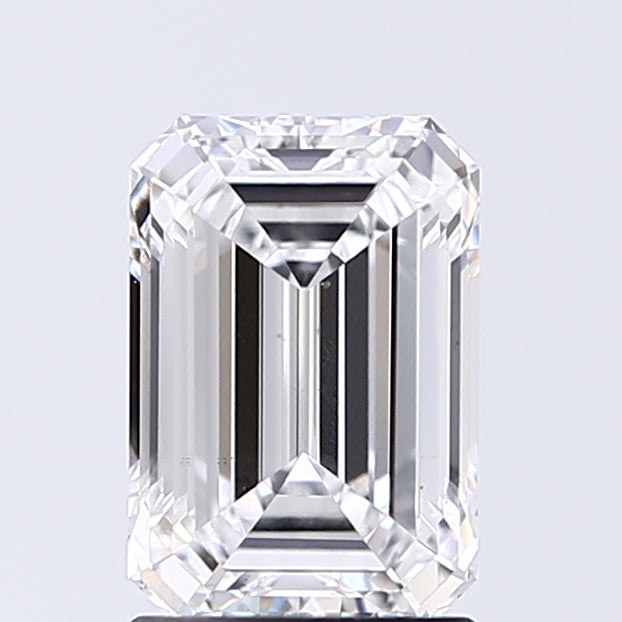 Lab-Grown 1.50 Carat Emerald Cut Diamond color D Clarity VS2, precious stones, engagement diamonds
