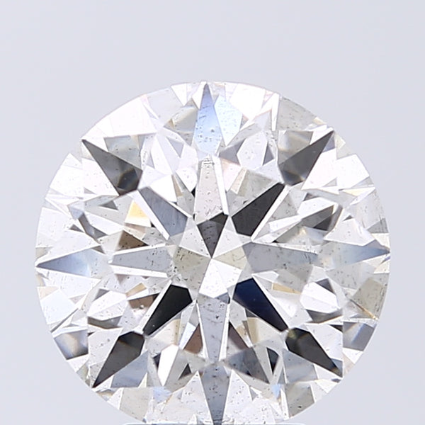 Lab-Grown 4.14 Carat Round Brilliant Diamond color G Clarity SI1, precious stones, engagement diamonds