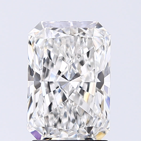 Lab-Grown 1.55 Carat Radiant Cut Diamond color E Clarity VS1, precious stones, engagement diamonds