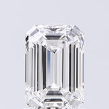 Lab-Grown 1.08 Carat Emerald Cut Diamond color D Clarity VS1, precious stones, engagement diamonds