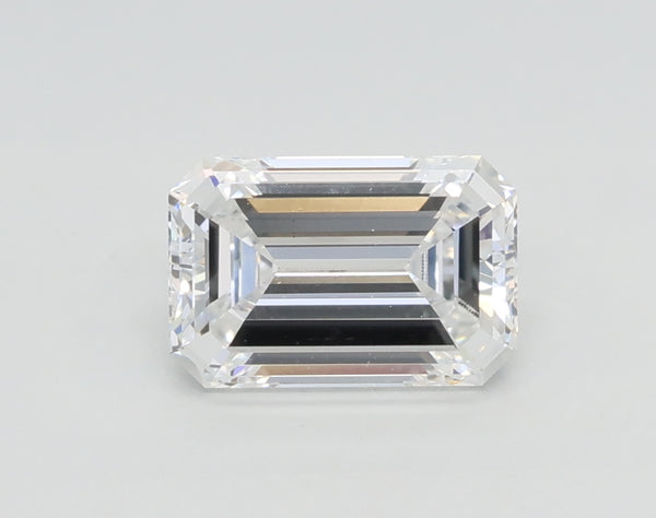 Lab-Grown 1.00 Carat Emerald Cut Diamond color D Clarity VS2, precious stones, engagement diamonds