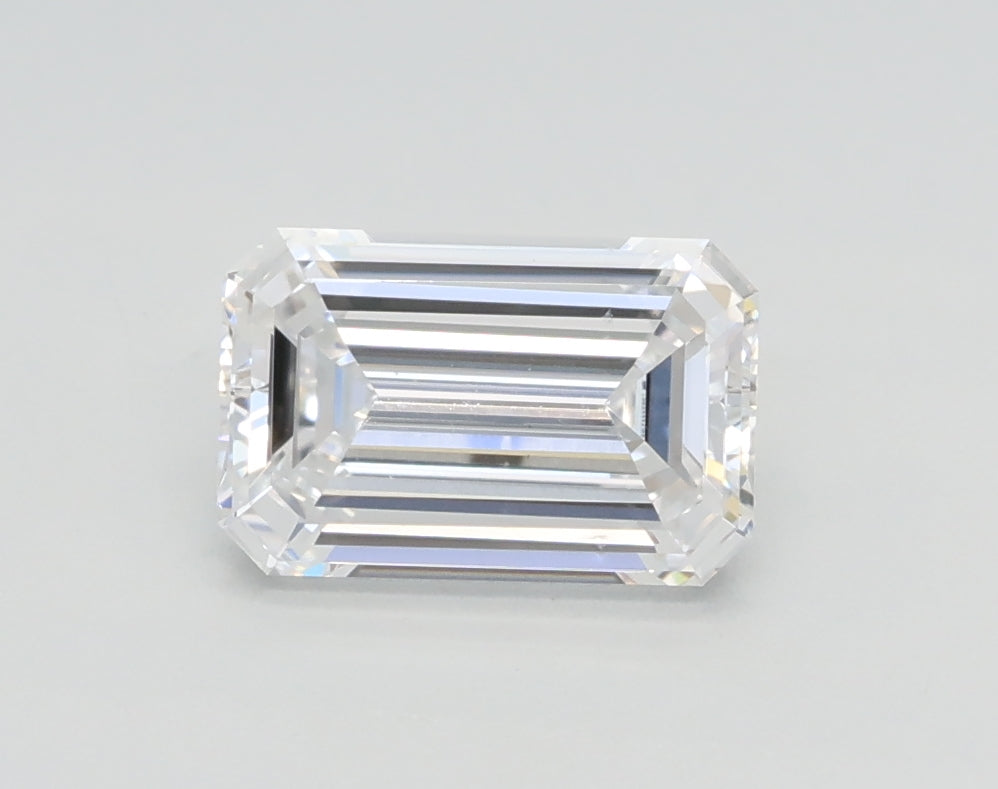 Lab-Grown 1.00 Carat Emerald Cut Diamond color D Clarity VS2, precious stones, engagement diamonds
