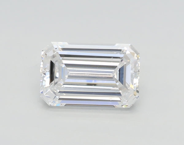 Lab-Grown 1.00 Carat Emerald Cut Diamond color D Clarity VS2, precious stones, engagement diamonds