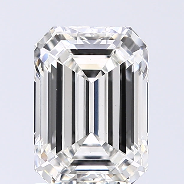 Lab-Grown 2.02 Carat Emerald Cut Diamond color G Clarity VS1, precious stones, engagement diamonds
