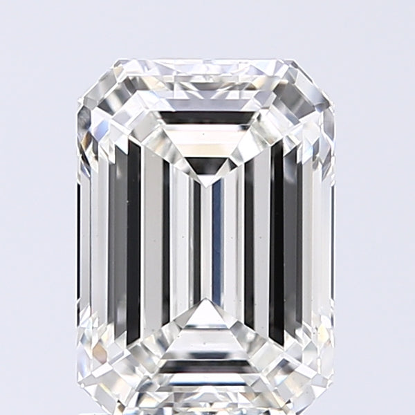 Lab-Grown 2.02 Carat Emerald Cut Diamond color G Clarity VS1, precious stones, engagement diamonds