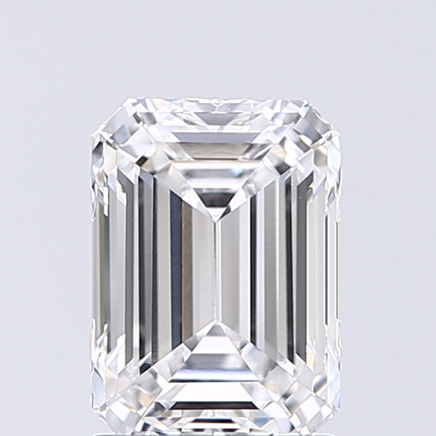 Lab-Grown 1.50 Carat Emerald Cut Diamond color D Clarity VVS2, precious stones, engagement diamonds