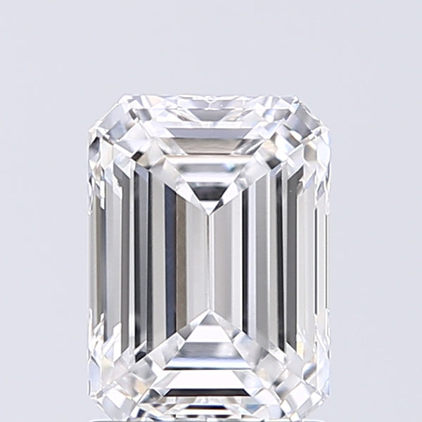 Lab-Grown 1.50 Carat Emerald Cut Diamond color D Clarity VVS2, precious stones, engagement diamonds