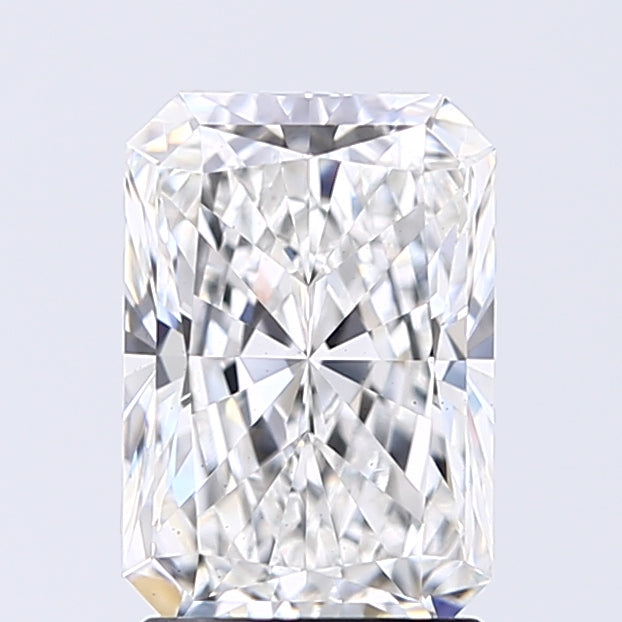 Lab-Grown 1.71 Carat Radiant Cut Diamond color F Clarity VS2, precious stones, engagement diamonds