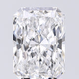 Lab-Grown 1.53 Carat Radiant Cut Diamond color D Clarity VVS2, precious stones, engagement diamonds