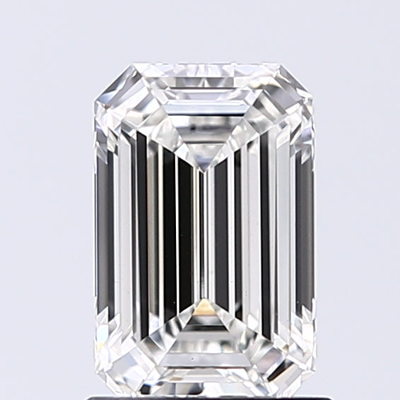 Lab-Grown 1.02 Carat Emerald Cut Diamond color G Clarity VS1, precious stones, engagement diamonds