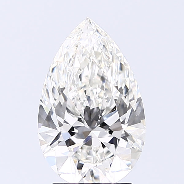 Lab-Grown 2.02 Carat Pear Shape Diamond color G Clarity VS1, precious stones, engagement diamonds